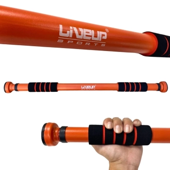 Kit Barra para Porta Adaptvel Sob Presso 65cm a 95cm + Faixa Elstica Super Band Extensor Super Forte
