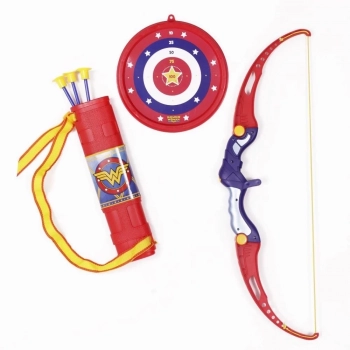 Kit Toca Cabana Infantil Modelo Imaginao + Arco e Flecha Mulher Maravilha