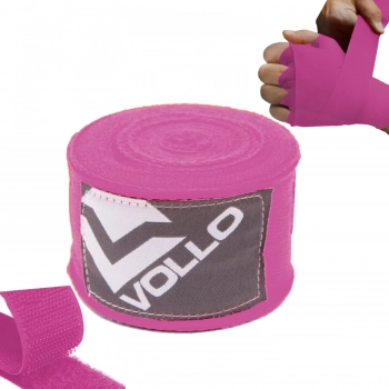 Bandagem Elstica Vfg Hand Wraps 3 M Rosa 1 Par