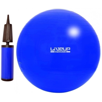 Bola 65cm Pilates + Colchonete + Roda + Extensor + Caneleira 3kg e Halter 3kg