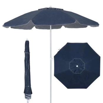 Kit Praia com Guarda Sol 2 M, 2 Cadeiras de Praia e Caixa Trmica