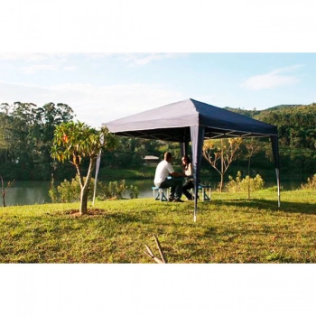 Gazebo Tenda Articulada Trixx 3 X 3m + 2 Cadeiras de Pesca Verde