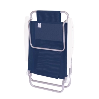 2 Cadeiras de Praia Reclin�vel em Alum�nio Summer Azul
