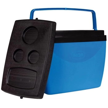 Caixa Trmica Cooler com Ala Mor 26 Litros Azul e Preto