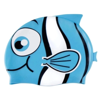 Kit Natação Infantil Óculos de Natação + Touca Peixinho Azul