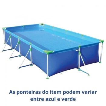 Kit Piscina Premium 6200 L+ culos Natao Infantil Azul+ Bola 40 Cm Mor