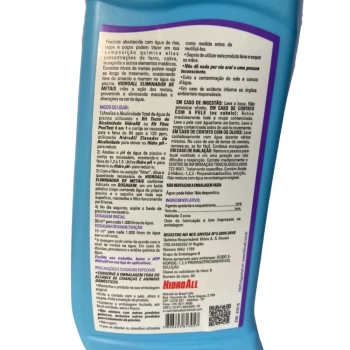 Kit Limpeza Piscina Removedor de Metais + (ph -) + (ph +) + Kit Medidor