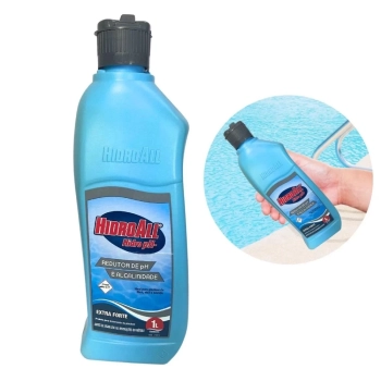 Kit Limpeza Piscina Removedor de Metais + (ph -) + (ph +) + Kit Medidor