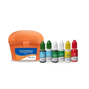 Kit Limpeza Piscina Removedor de Metais + (ph -) + (ph +) + Kit Medidor