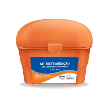 Kit Limpeza Piscina Removedor de Metais + (ph -) + (ph +) + Kit Medidor