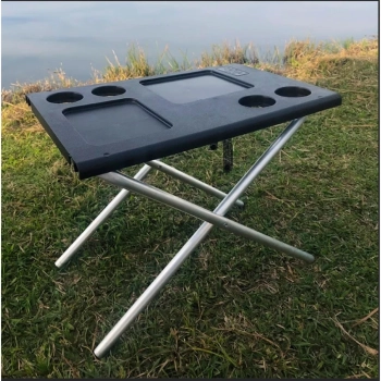 Kit Camping / Pesca com Mesa Porttil + Copo Trmico 473 Ml + Cadeira Dobrvel