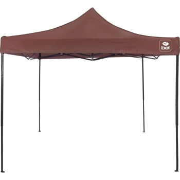 Tenda Gazebo Dobrvel Sanfonada 3 X 3 M Pagoda Marrom Desmontvel Articulada / Barraca Praia Camping e Pesca