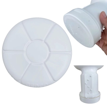 Kit Clorador Flutuante Flor de Ltus + 2 Pastilhas 3 em 1 Hidroall para Piscinas