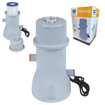Kit Piscina 4500 Lt + Forro, Capa + Filtro 220v 3600 L/H + Peneira + Flutuador + Pastilha de Cloro