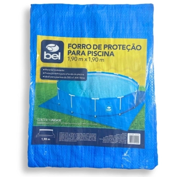 Forro para Piscinas Modelo Quadrado 1,90m X 1,90m em R�fia ( Material Fino ) Bel