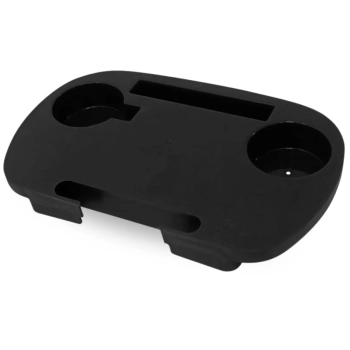 Mesa Porttil Lateral para Cadeira de Praia com Porta Copos Preta Bel