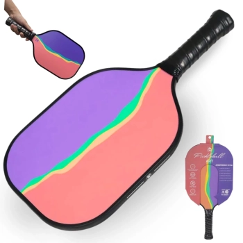 Kit 2 Raquetes para Pickleball em Fibra de Vidro e com Bordas de Proteo Esporte Bel