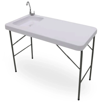 Pia Lavatorio Porttil Motorhome Mesa Dobravel para Camping Sink Nautika Pesca Trailer