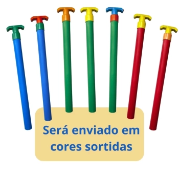 Kit Carrinho de Praia em Alumnio para Carregar At 5 Cadeiras + Saca Areia Colorido