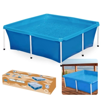 Piscina Mor 2000 Litros Standard em Ao com Capa e Forro