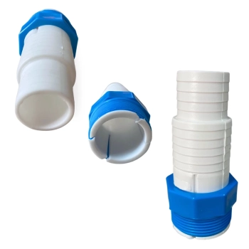 Adaptador para Mangueira de Piscina para Aspirao de Rosca Fina