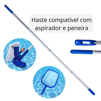 Kit Piscina 5000 L + Capa, Forro + Aspirador + Peneira + Haste 1,60 M Desmontvel + Mini Flutuador