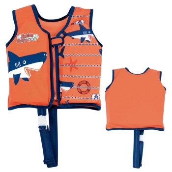 Colete Infantil para Natao / Praia Modelo Regata com Espuma Tamanho M/G Laranja / Rosa