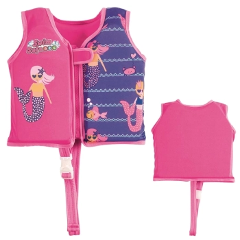 Colete Infantil para Natao / Praia Modelo Regata com Espuma Tamanho M/G Laranja / Rosa