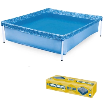 Piscina de Arma��o Infantil 400 Litros Mor Quadrada em A�o