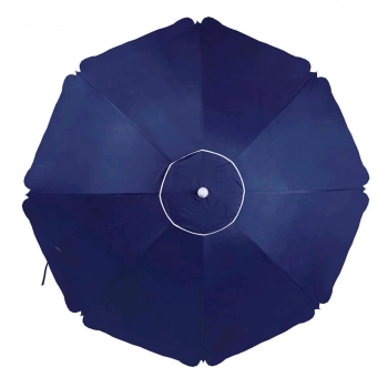 Kit Guarda-sol Articulado Azul 2,40 M + Caixa Trmica 18 L + Esteira 1,80 M