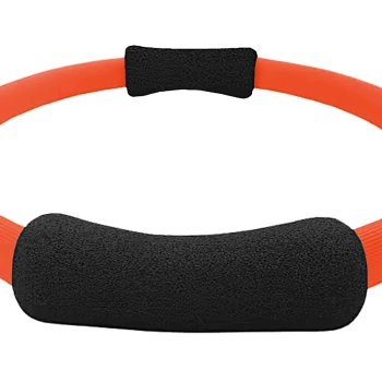 Anel de Pilates Treino Fisioterapia Arco Fortalecedor Laranja Circulo Magico Exercicios Fitness Yoga
