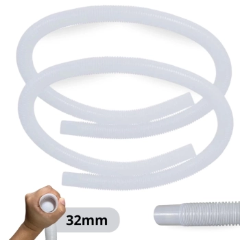 Mangueira 32mm + Abraadeira Reposio Bomba Filtro Mor para Piscina