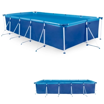 Piscina Premium 7600 Litros Mor Retangular Estruturada em Ao