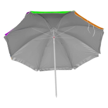 Kit Piscina Infantil 400 Litros Estrutural Mor + Capa e Forro + Guarda Sol 1,30mts Colorido