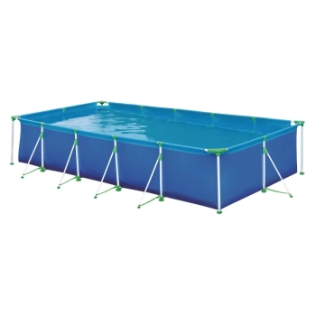 Piscina 10000 Litros Premium Mor Retangular Estruturada em Ao