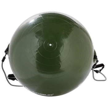 Bola Pilates Yoga 65 Cm com Extensor Elastico Verde