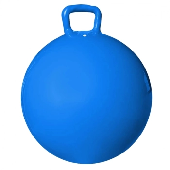 Brinquedo Bola Pula Pula Infantil com Alça 60 Cm Azul