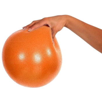 5 Bolas Overball Mini Bola para Pilates 25cm Laranja