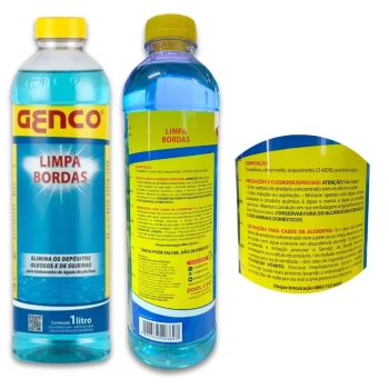 Limpa Bordas para Todos Os Tipos de Piscinas 1 Litro