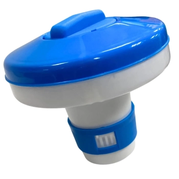 Mini Clorador Flutuador para Pastilhas de Limpeza e Manuteno Piscinas Netuno