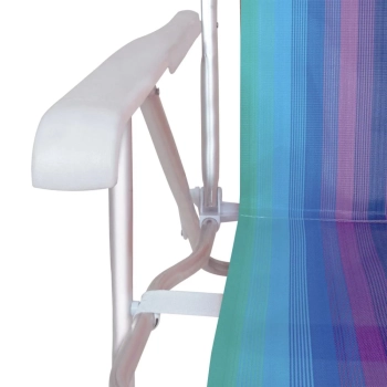 Kit 2 Cadeiras de Praia Reclinvel 8 Posies em Alumnio Mor