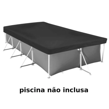 Kit Capa e Forro para Piscina 7600 L Mor + Bomba Filtrante 220v 2200 Litros Por Hora