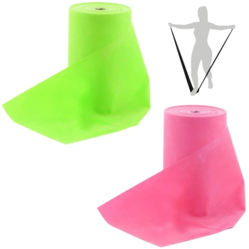 Kit 2 Rolos de Faixa Elstica com 1 Tenso Mdia + 1 Tenso Leve Liveup