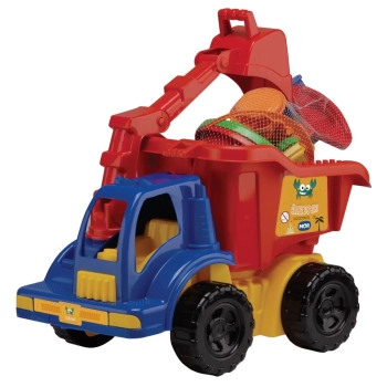 Kit Brinquedo Praia Caminho Truck Balde, Pazinhas, Forminhas