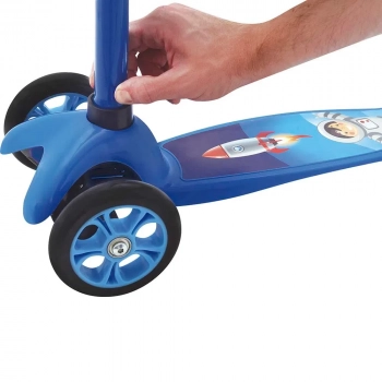 Patinete Infantil Triciclo Regulvel com Freio Azul