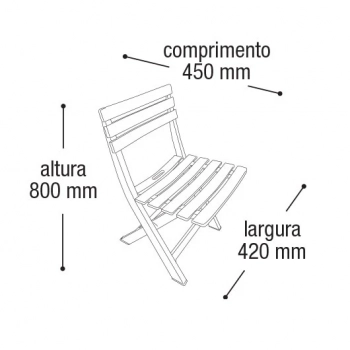 Kit Mesa Plstica Quadrada Dobrvel + 4 Cadeiras de Plstico Dobrvel