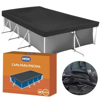 Kit Piscina 6200 L Premium + Capa + Forro e Bomba Filtro 220v 2200 L/H
